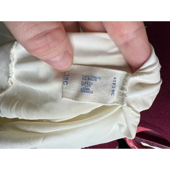 slip negligee nightgown white lace bust - Picture 9 of 9